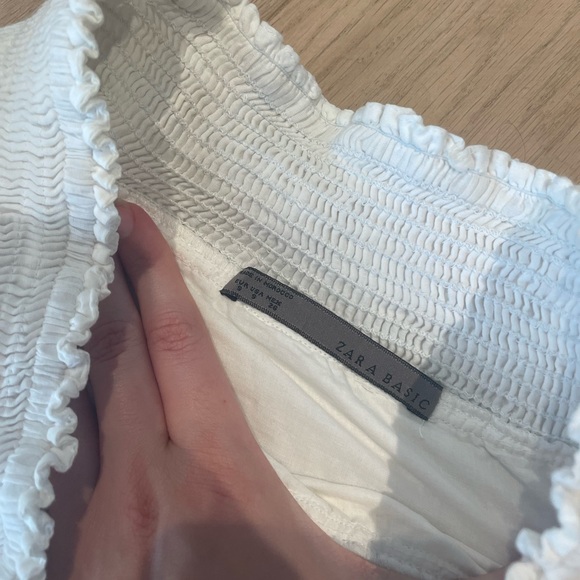 Vintage Zara Frilly White Skirt - Picture 3 of 5